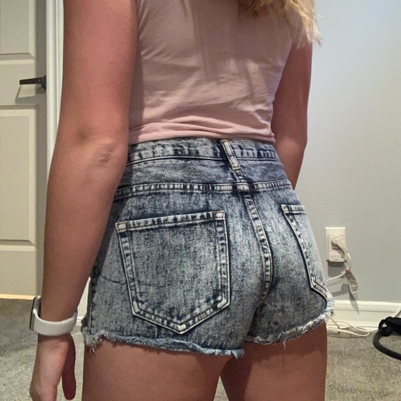 forever 21 denim shorts - Picture 1 of 2